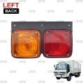 ไฟท้าย ข้างซ้าย 1 ชิ้น สีแดง,ส้ม สำหรับ Isuzu JCM Rocky FSR FTR 175 195 Truck ปี 1984-1995